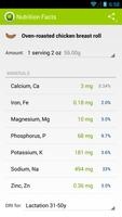 2 Schermata Nutrition Facts