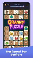 Granny Puzzle - Memory Match الملصق