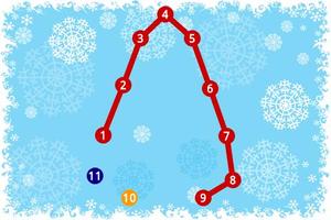 Kids Connect the Dots Xmas پوسٹر