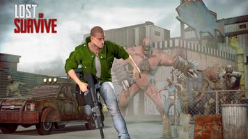 Zombie war : Shooting games poster
