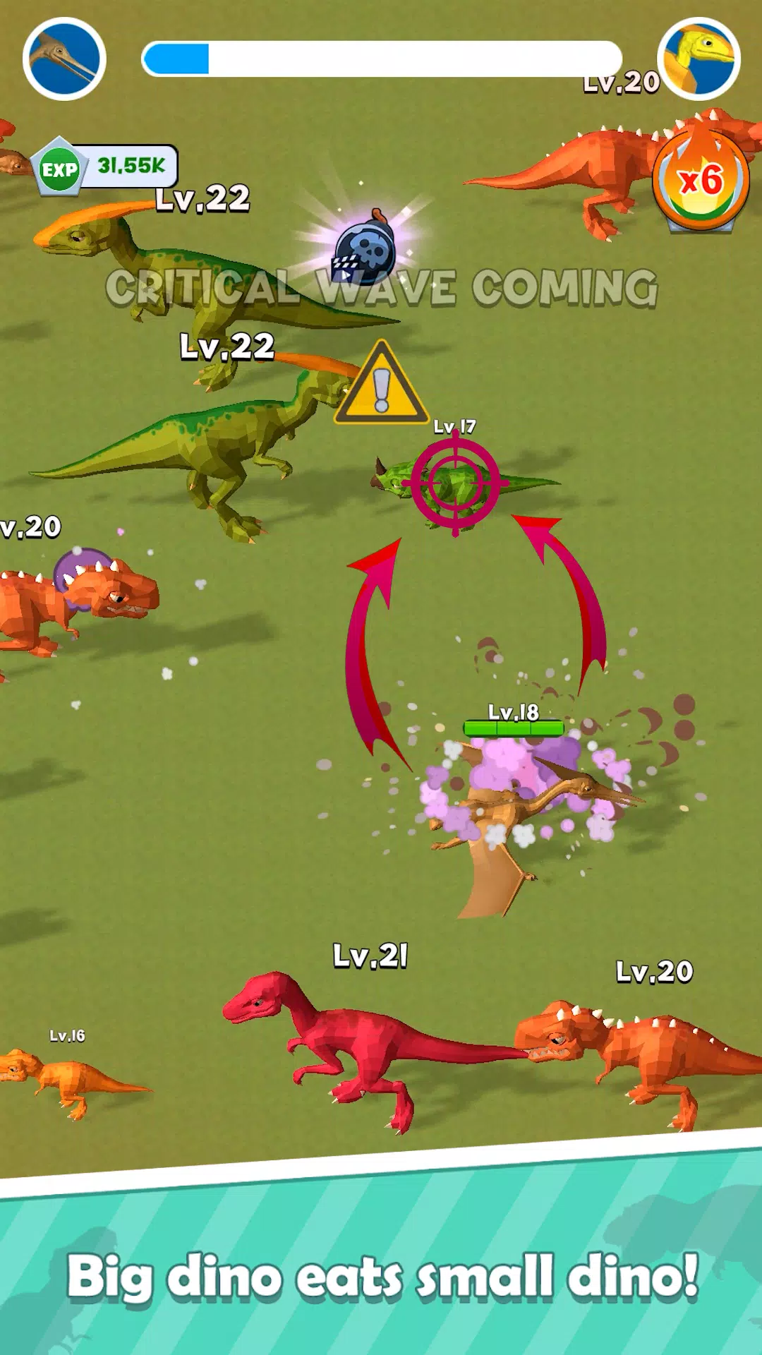 Download do APK de Dinossauro Rampage Ataque Jogo para Android