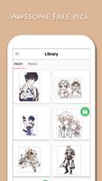 Anime II - Paint by Number Girls n Boys اسکرین شاٹ 2