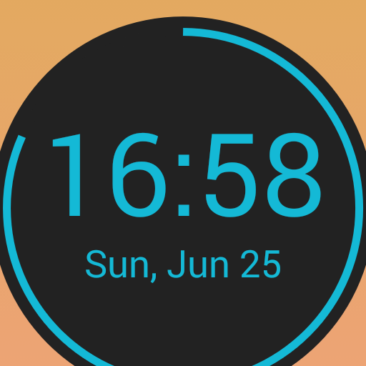 Circle Clock with Standby.