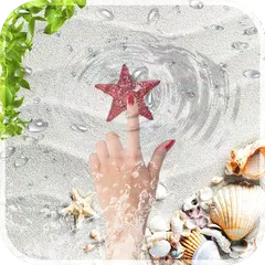 Descargar APK de playa vivir papel pintado 3d estrella de mar fondo