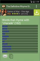 The Rhyme Dictionary screenshot 1