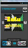 Zulu Phrases language tutor-poster