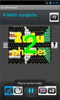 Zulu Phrases 2 language tutor poster