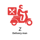 Z Delivery man-icoon