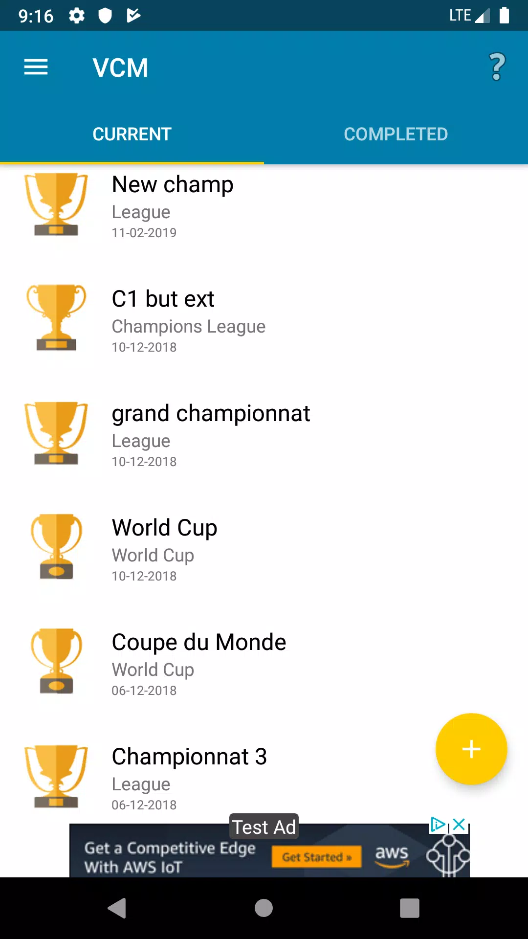 Tournament Manager for Android - Download the APK from Uptodown