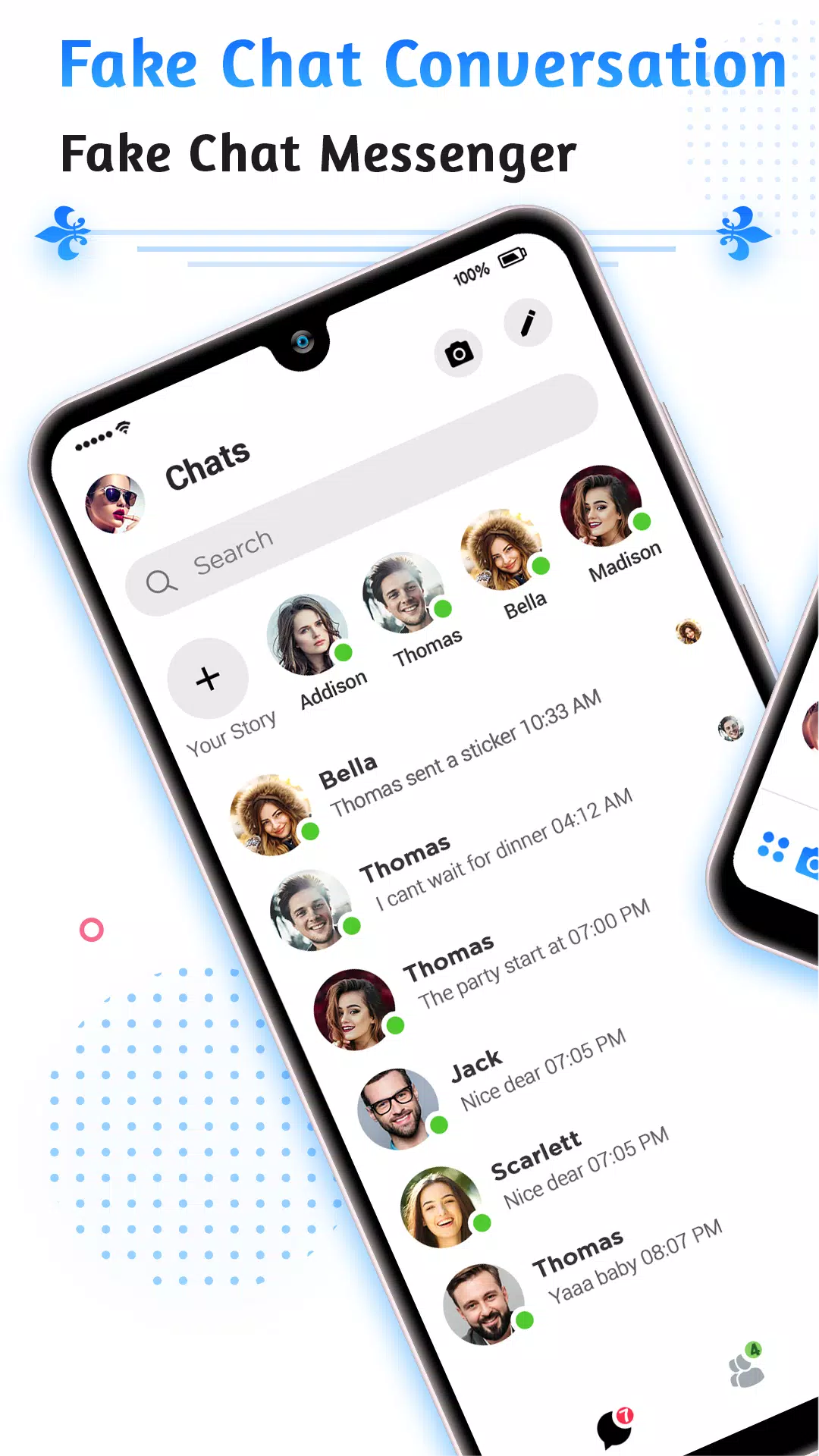 Fake chat messenger