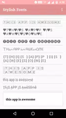 Stylish & Fancy Fonts/Text XAPK download