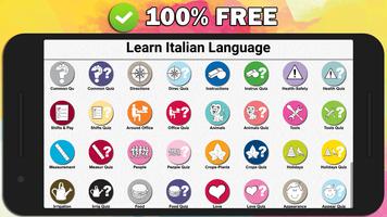 Learn Italian Language Affiche