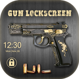 Gun Lock Screen : Gun Shooting Lock Screen icône