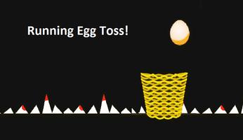 Running Egg Toss Poster