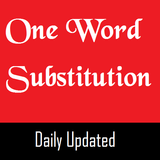 One Word Substitution|Learn New Word Daily!2018 icône