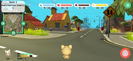 Kawaii Cat Simulator تصوير الشاشة 2