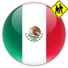 Sinais de trânsito no México ícone
