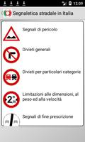 las señales de tráfico Italia Poster