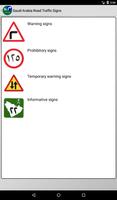 Road signs (Traffic signs) in Saudi Arabia plakat