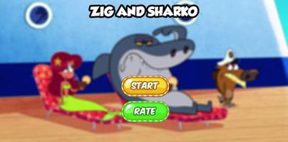 Zig and Sharko Game : Driving poster