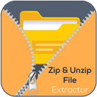 Zip File Extractor - File Compressor, Unzip, Unrar أيقونة