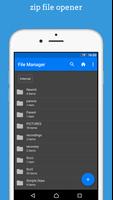 dezipper fichier:unzip android gratuit  zip opener Affiche