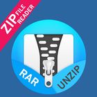 Zip Unzip File Reader & Manager Rar File Extractor ไอคอน