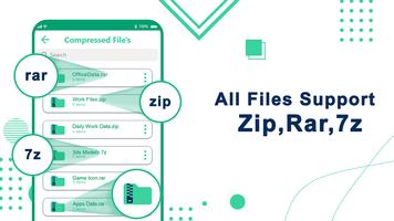 Zip Unzip File Reader & Manager Rar File Extractor স্ক্রিনশট 1