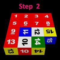 15 Numbered Rolling Cubes Puzz capture d'écran 2