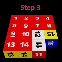 15 Numbered Rolling Cubes Puzz capture d'écran 3