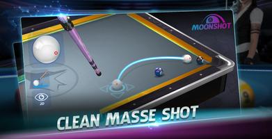 Billiards 3D: Moonshot 8 Ball syot layar 1