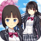 Anime Girl 3D: School Simulator Game-icoon