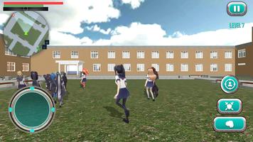 Anime Girl 3D: School Simulator Game screenshot 1