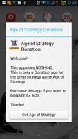 Age of Strategy Donation poster