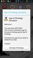 Age of Strategy Donation الملصق