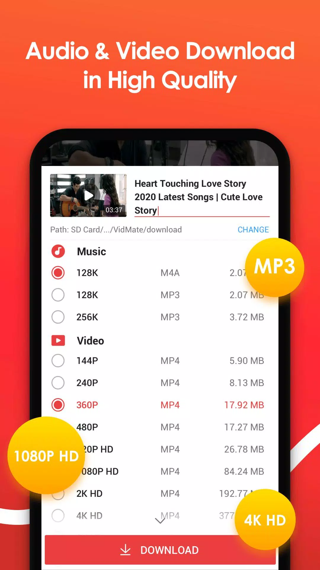 VidMate HD Video Downloader & Live TV APK for Android Download