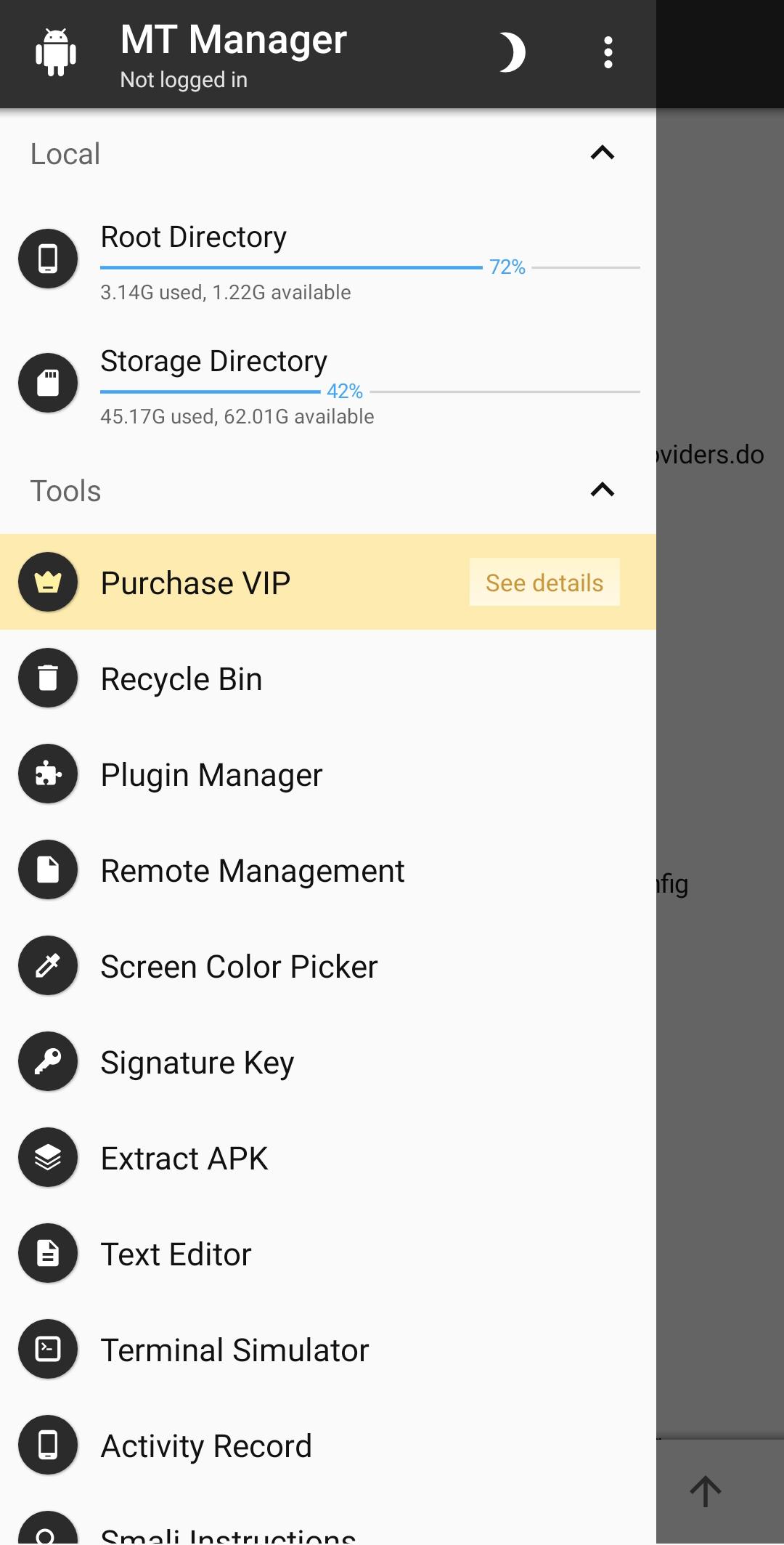 MT Manager screenshot 1