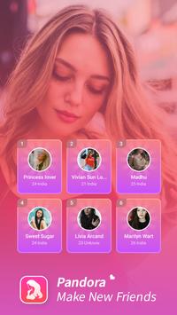 Pandora - Dating App to Video Chat & Meet New Hottie poster