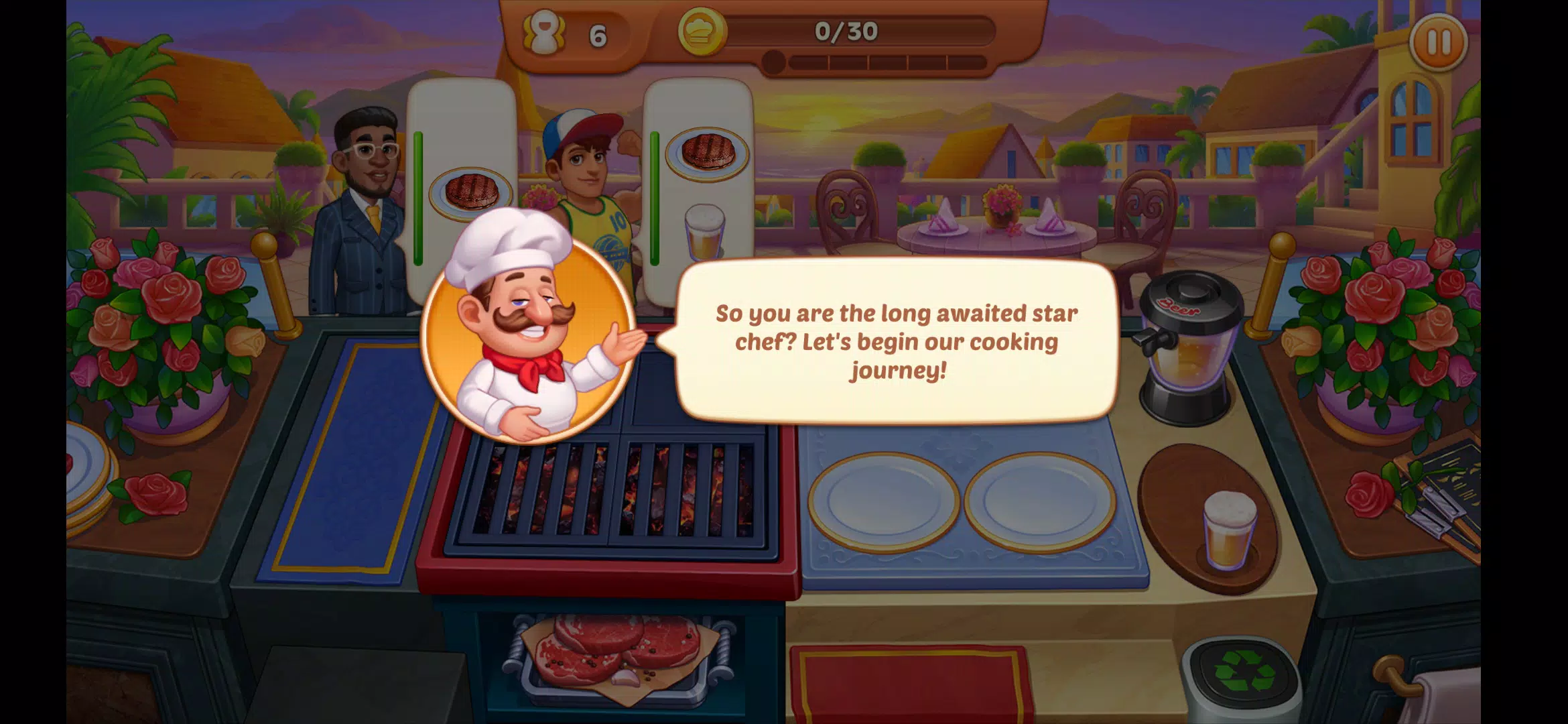 疯狂餐厅-好玩上瘾的大厨美食烹饪游戏