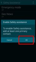 Samsung Safety assistance screenshot 3