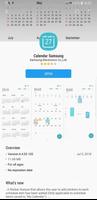 Samsung Calendar الملصق