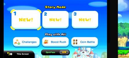 New Super Mario Bros U اسکرین شاٹ 1
