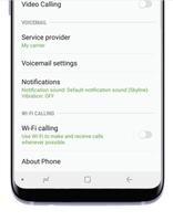 1 Schermata Samsung Wi-Fi Calling