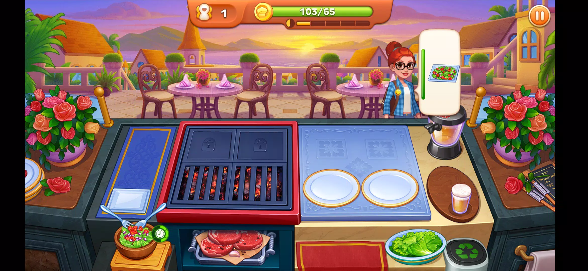 疯狂餐厅-好玩上瘾的大厨美食烹饪游戏