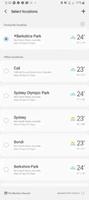 Samsung Weather تصوير الشاشة 3