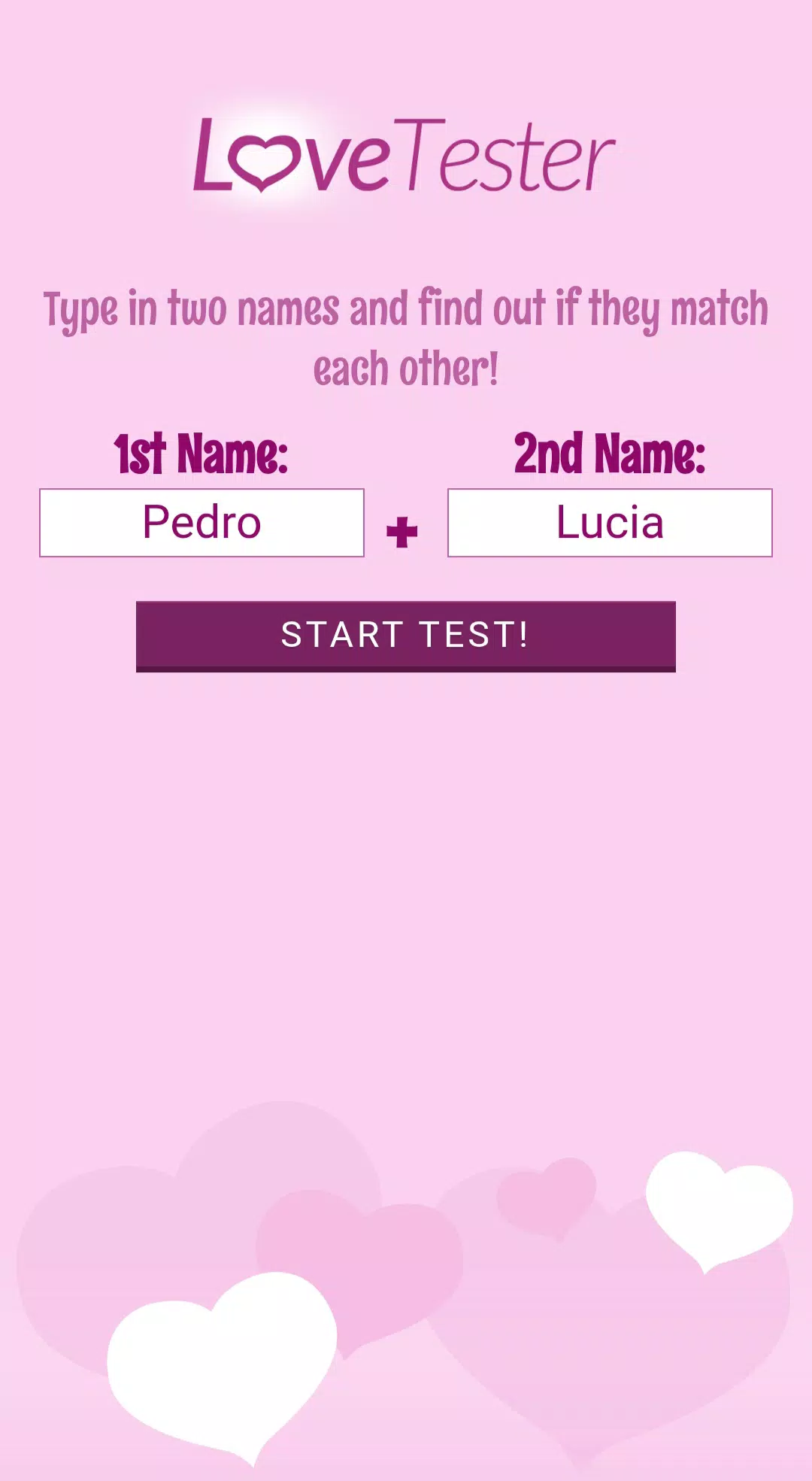 Love Tester – Find Real Love