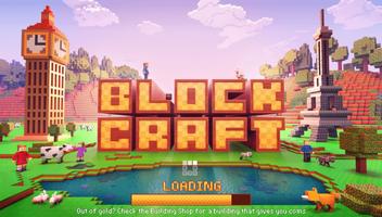 Block Craft 3D Affiche