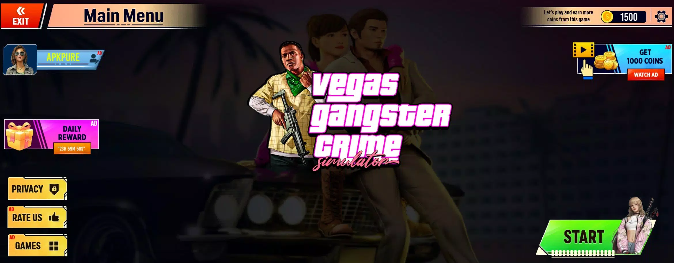 Grand City Gangster World Game