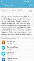 1 Schermata Samsung MirrorLink 1.1
