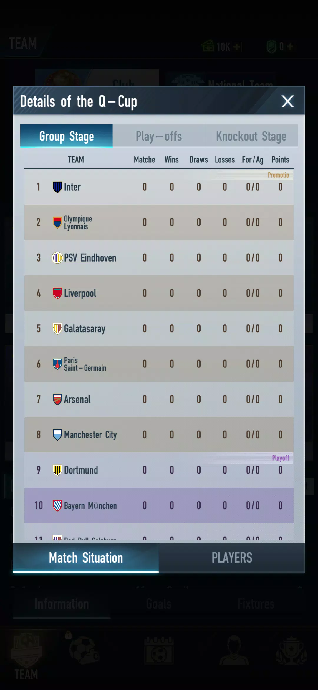 Football Career – Soccer games